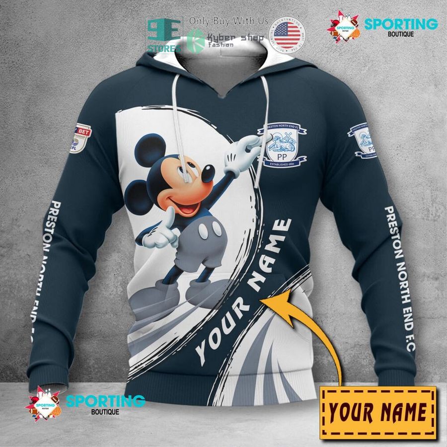 personalized mickey mouse preston north end f c 3d shirt hoodie 2 99519