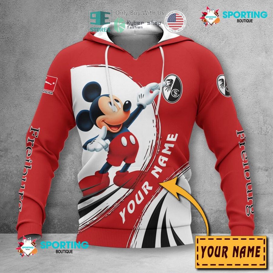 personalized mickey mouse sc freiburg 3d shirt hoodie 2 59028