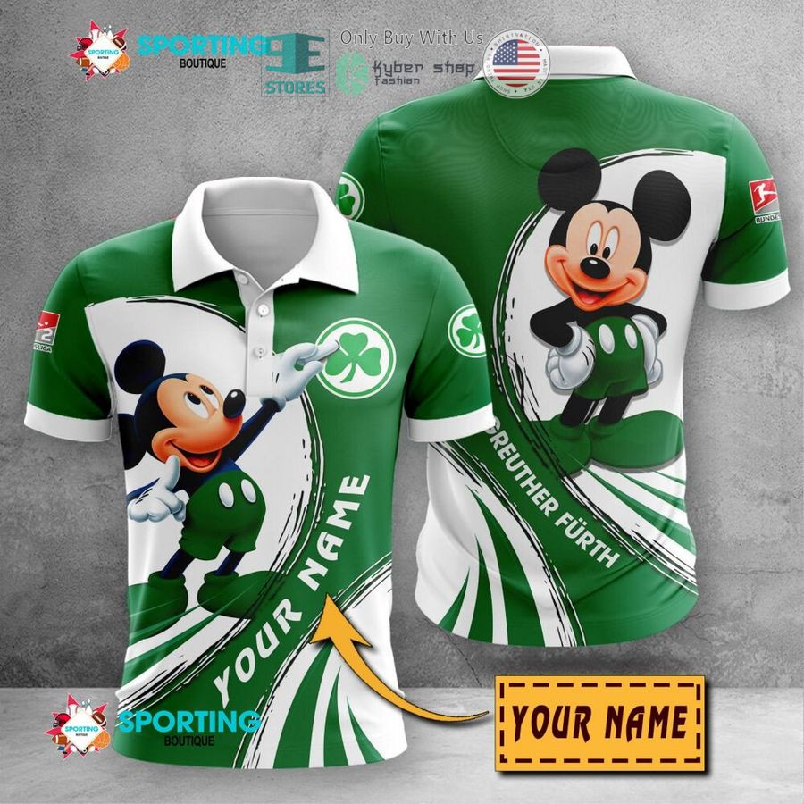 personalized mickey mouse spvgg greuther furth 3d shirt hoodie 1 47834