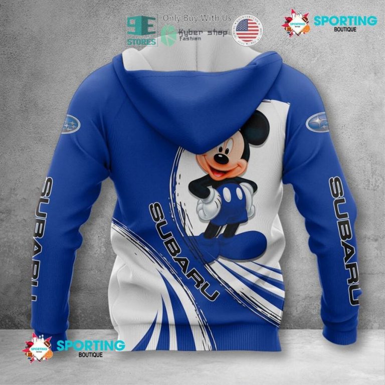 personalized mickey mouse subaru 3d shirt hoodie 3 88929