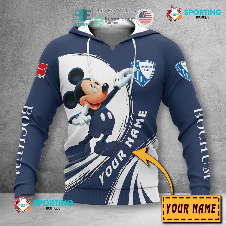 personalized mickey mouse vfl bochum 3d shirt hoodie 2 23822