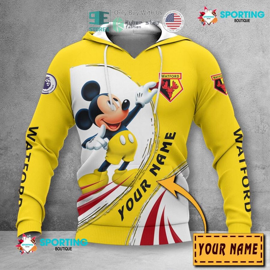 personalized mickey mouse watford 3d shirt hoodie 2 10003