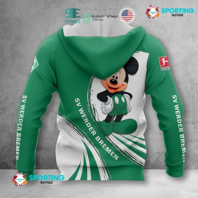 personalized mickey mouse werder bremen 3d shirt hoodie 3 90958