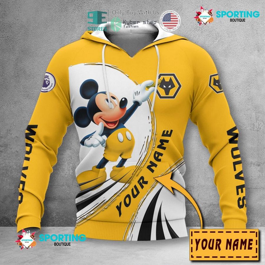 personalized mickey mouse wolverhampton wanderers f c 3d shirt hoodie 2 78270