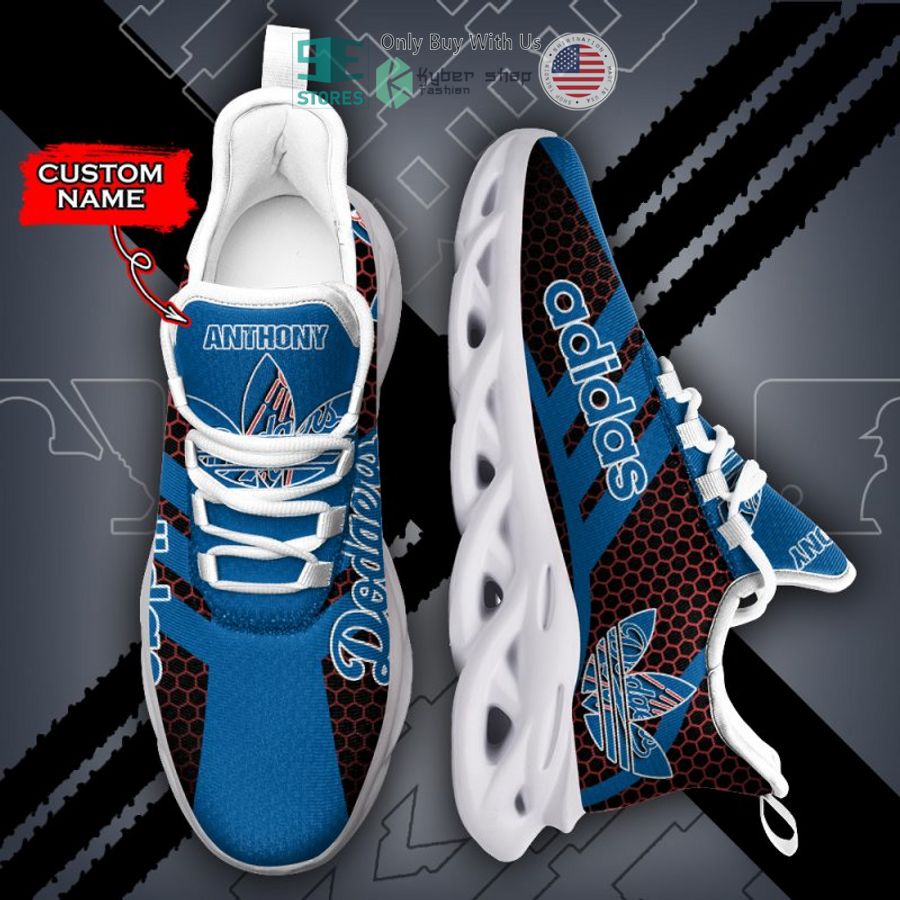 personalized mlb los angeles dodgers adidas max soul shoes 2 22647