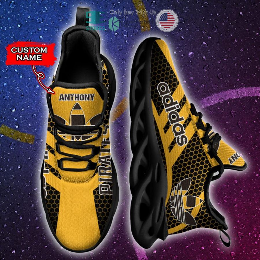 personalized mlb pittsburgh pirates adidas max soul shoes 1 25470