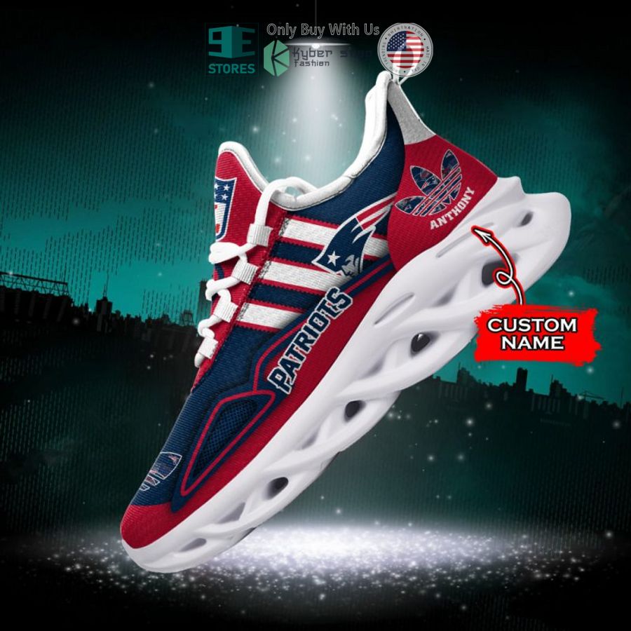 personalized new england patriots nfl adidas max soul shoes 1 68607