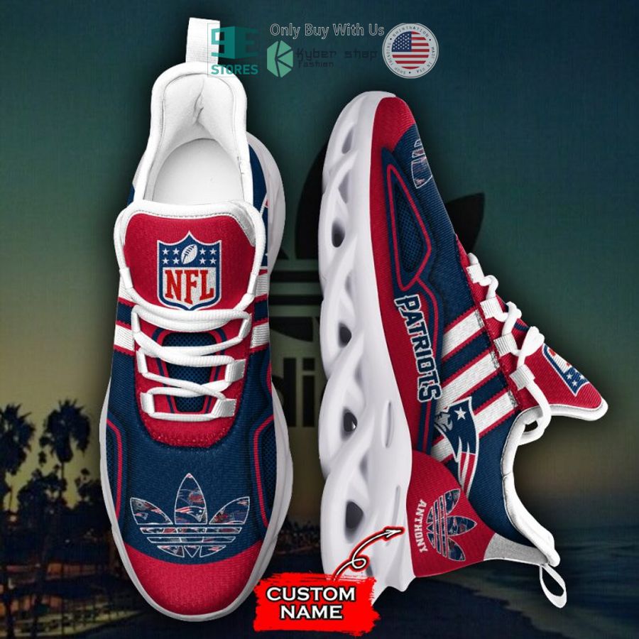 personalized new england patriots nfl adidas max soul shoes 2 11608