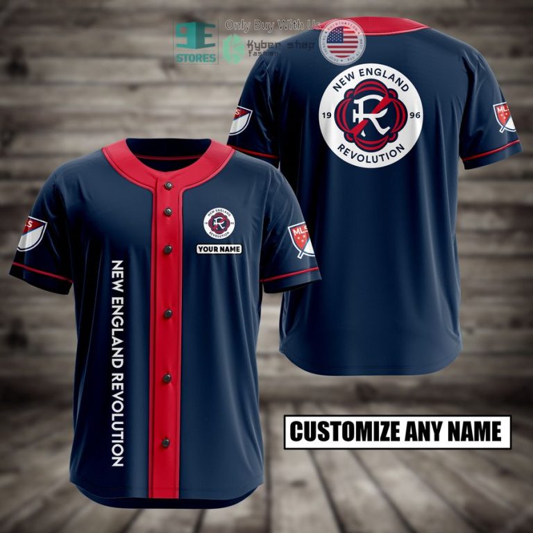 personalized new england revolution custom baseball jersey 1 89001