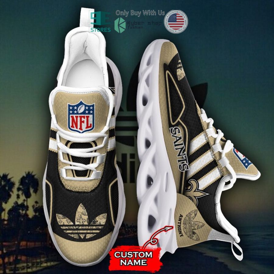 personalized new orleans saints nfl adidas max soul shoes 2 6155