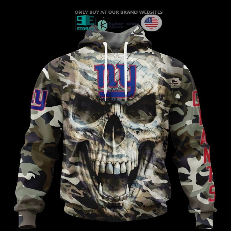 personalized new york giants skull camo 3d shirt hoodie 3 98922