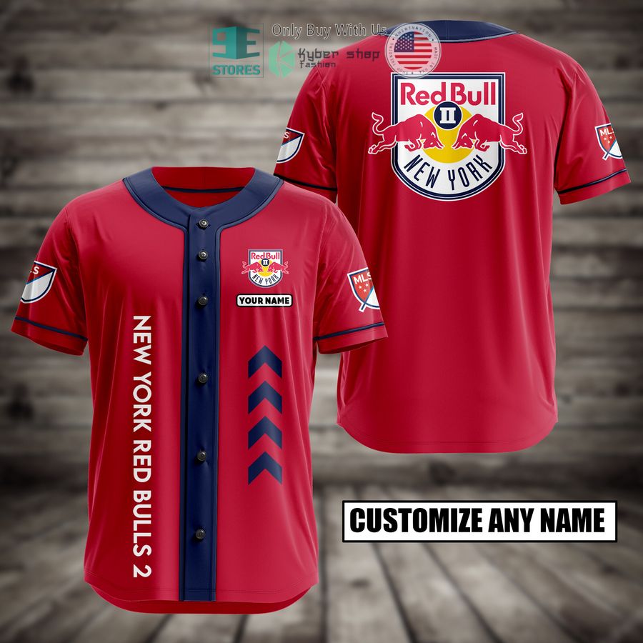 personalized new york red bulls 2 custom baseball jersey 1 49413
