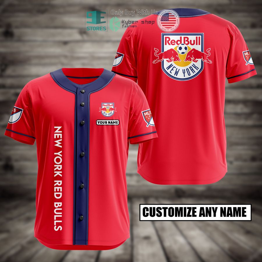 personalized new york red bulls custom baseball jersey 1 18450
