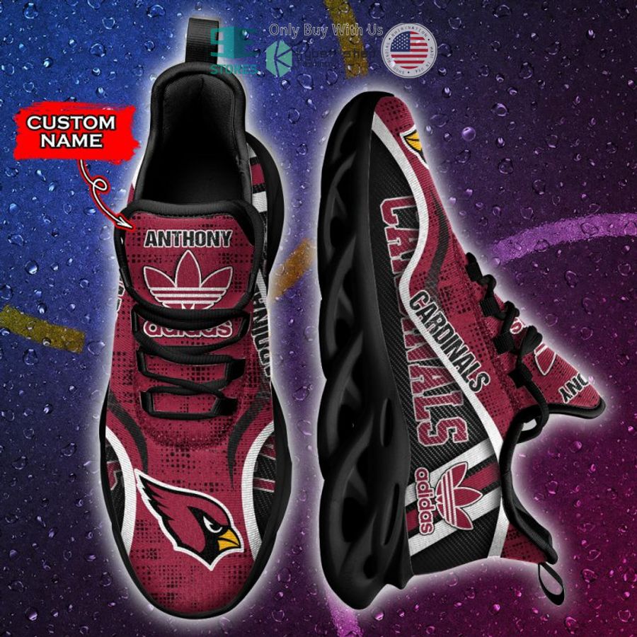 personalized nfl adidas arizona cardinals max soul shoes 1 90969