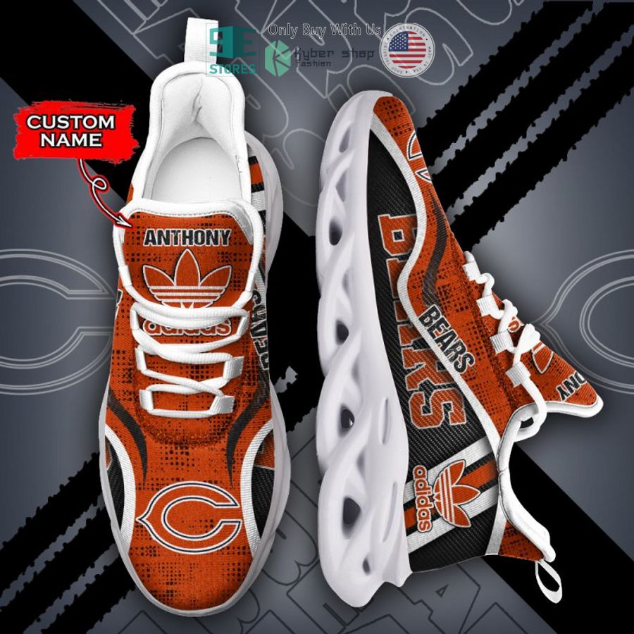 personalized nfl adidas chicago bears max soul shoes 2 77725