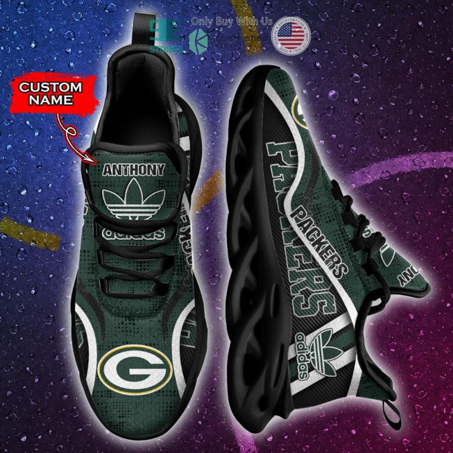 personalized nfl adidas green bay packers max soul shoes 1 19943