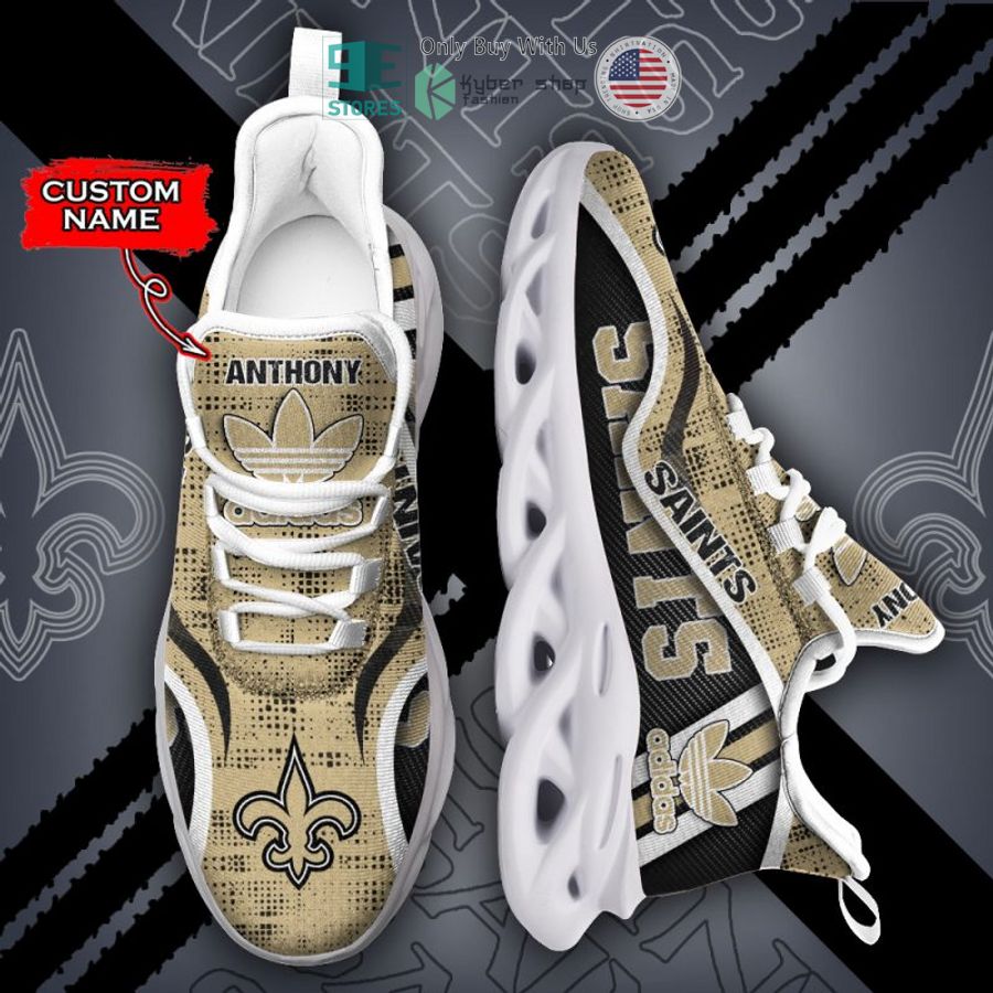 personalized nfl adidas new orleans saints max soul shoes 2 48901