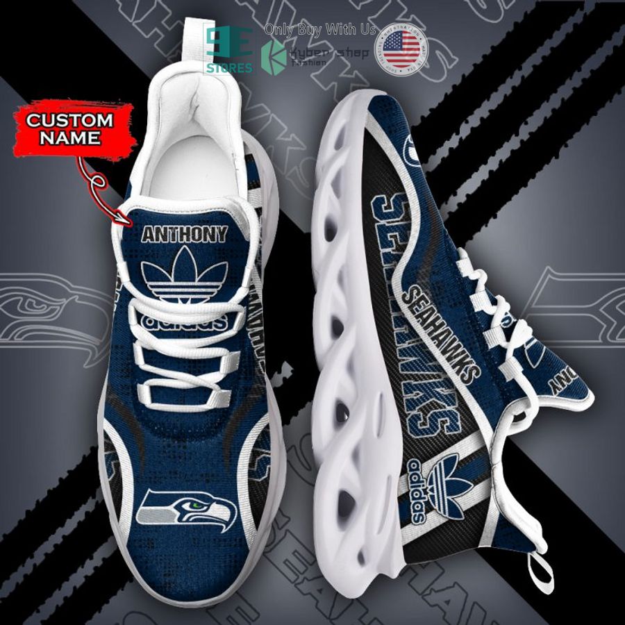 personalized nfl adidas seattle seahawks max soul shoes 2 81613