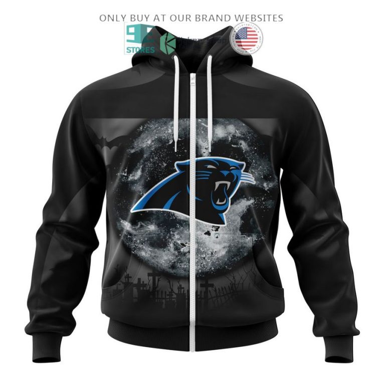 personalized nfl carolina panthers halloween moon 3d shirt hoodie 2 15056