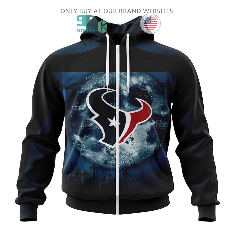 personalized nfl houston texans halloween moon 3d shirt hoodie 2 47507
