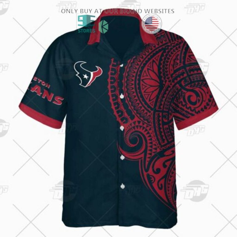 personalized nfl houston texans polynesian tattoo hawaiian shirt 2 50922