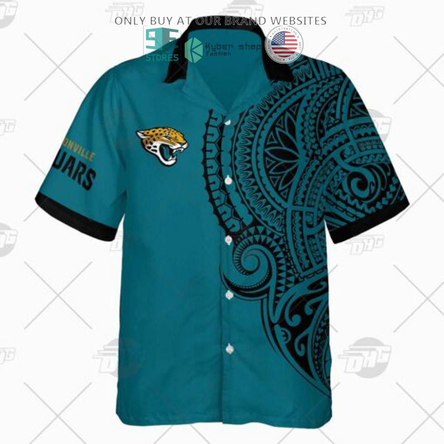 personalized nfl jacksonville jaguars polynesian tattoo hawaiian shirt 2 61815