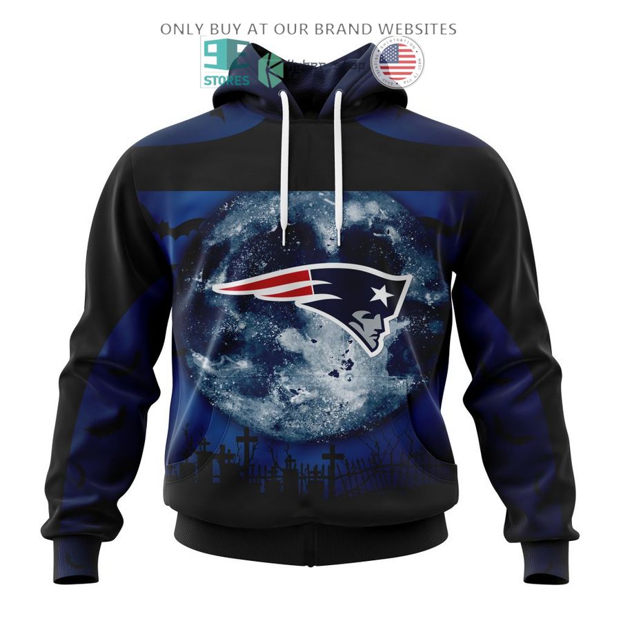 personalized nfl new england patriots halloween moon 3d shirt hoodie 1 59236