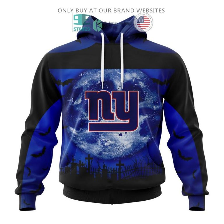 personalized nfl new york giants halloween moon 3d shirt hoodie 1 96319