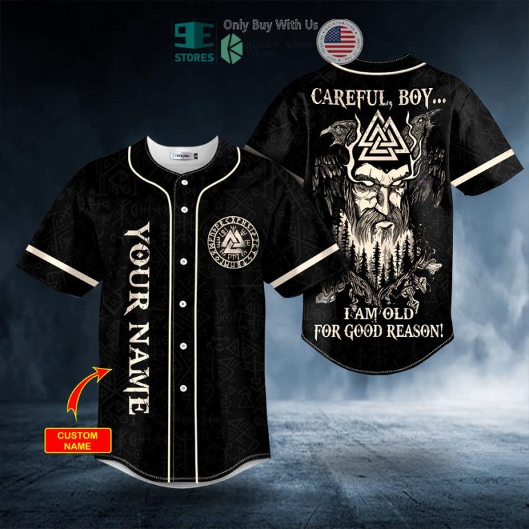 personalized old for good reason viking custom baseball jersey 1 45266