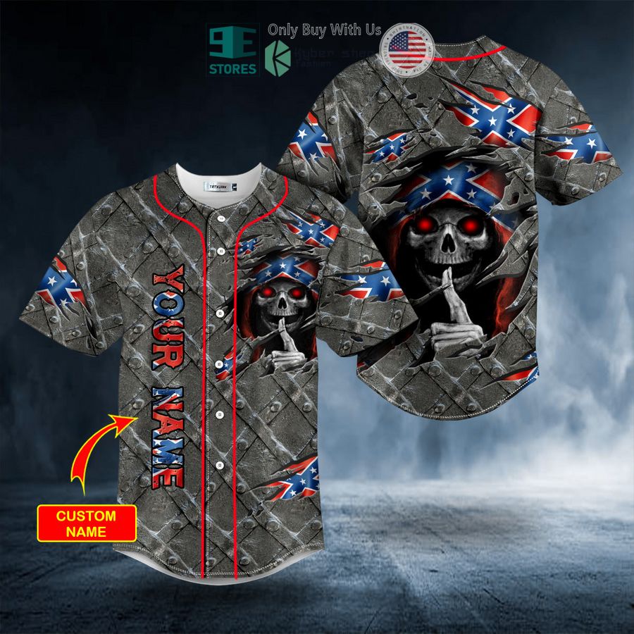 personalized patriotism csa us flag shh skull custom baseball jersey 1 76743