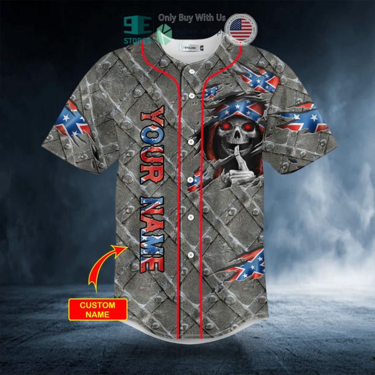 personalized patriotism csa us flag shh skull custom baseball jersey 3 46122