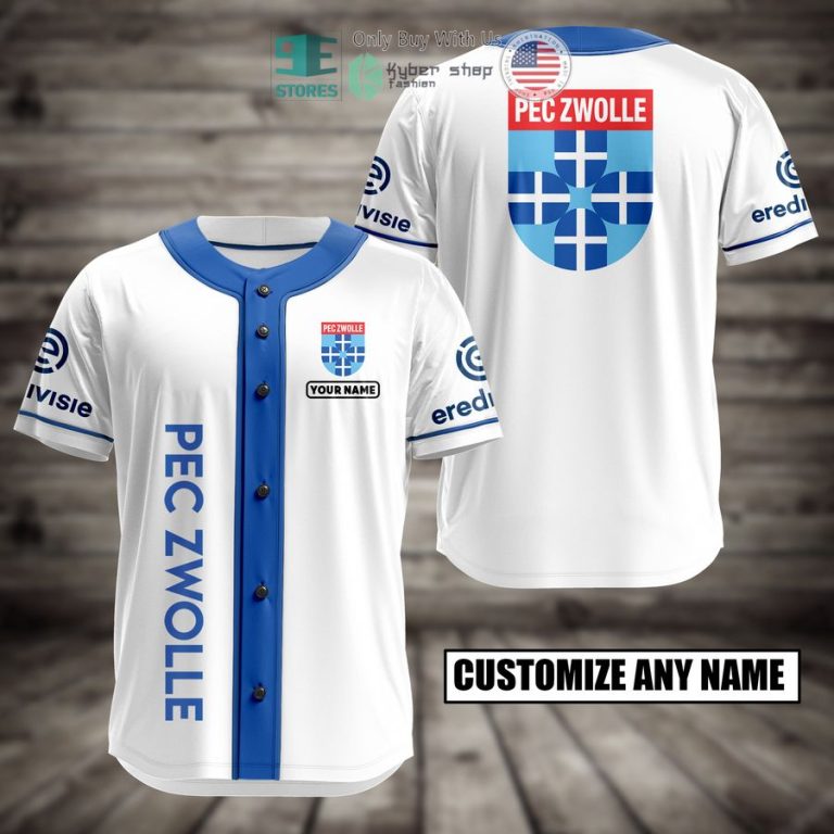 personalized pec zwolle custom baseball jersey 1 9963