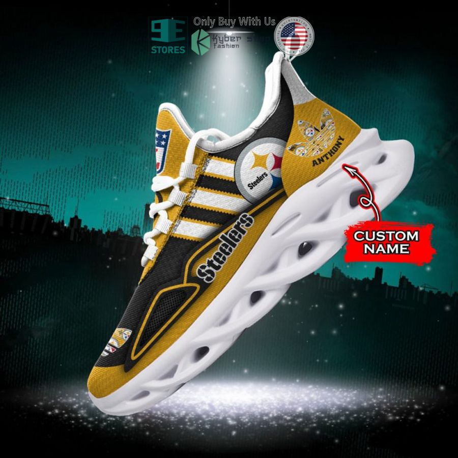 personalized pittsburgh steelers nfl adidas max soul shoes 1 36555