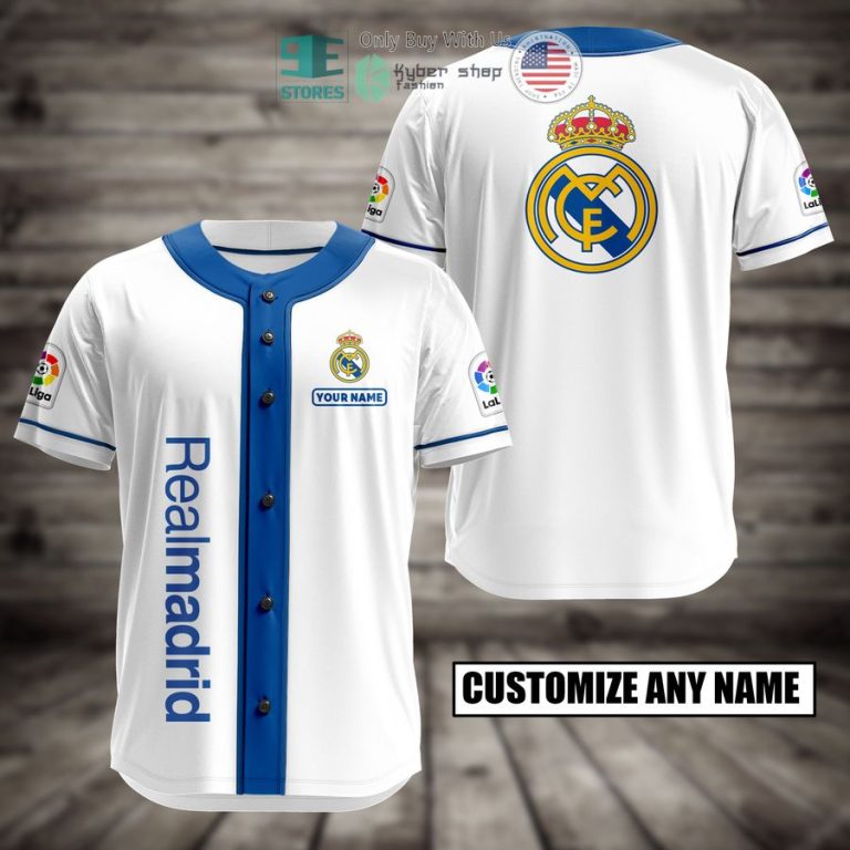 personalized real madrid custom baseball jersey 1 14301