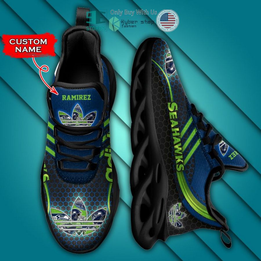 personalized seattle seahawks adidas max soul shoes 1 18802