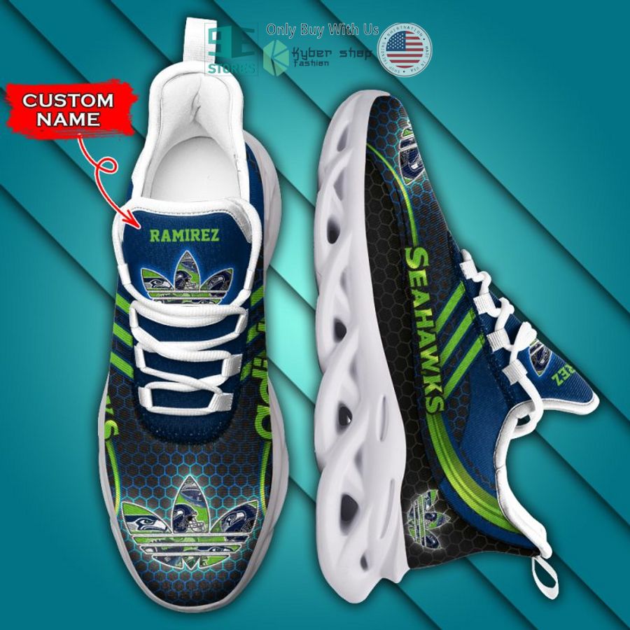 personalized seattle seahawks adidas max soul shoes 2 18289
