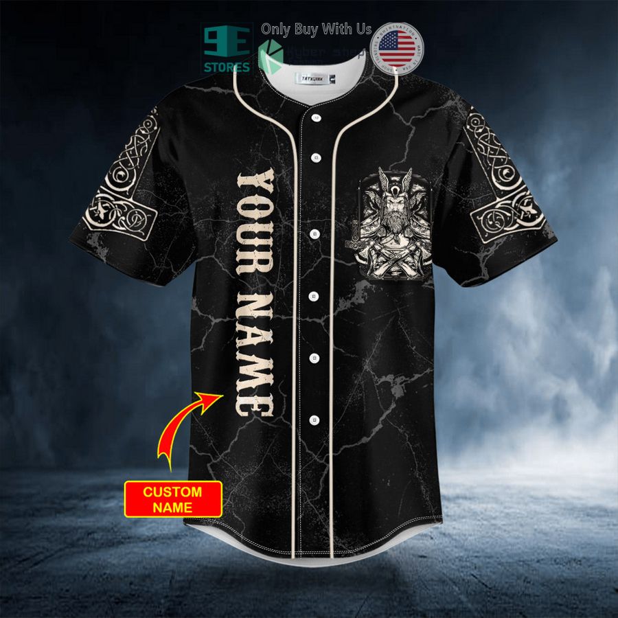 personalized son of odin till valhalla viking custom baseball jersey 3 60569