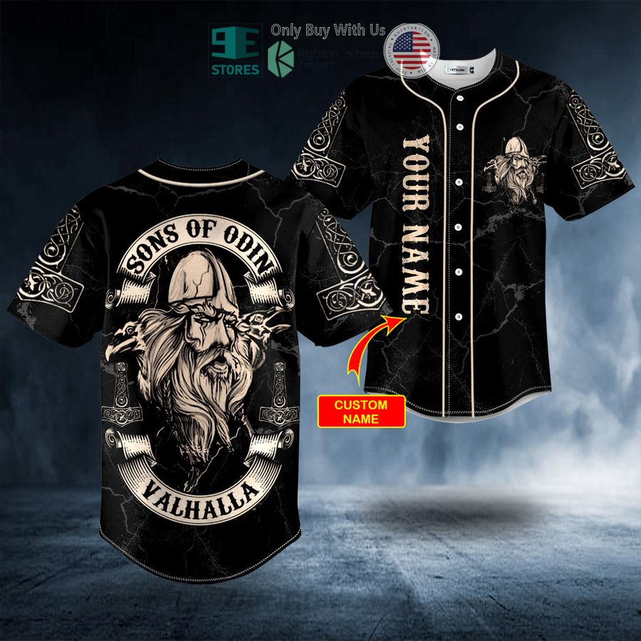 personalized son of odin valhalla viking custom baseball jersey 1 44159