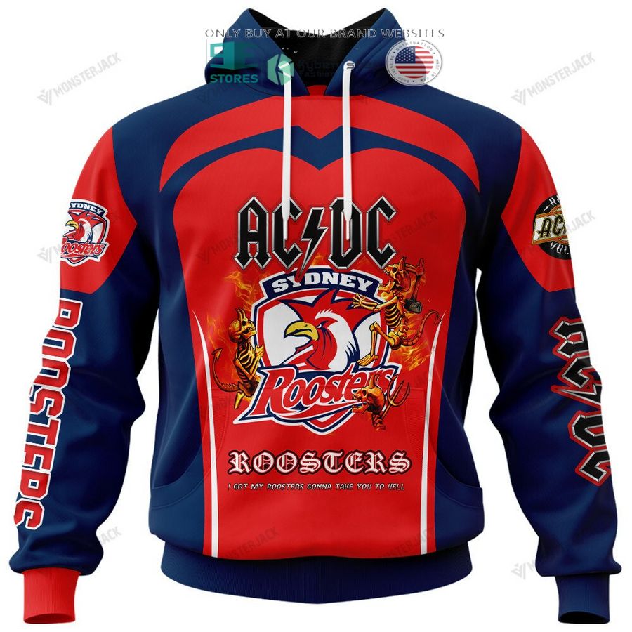 personalized sydney roosters ac dc 3d shirt hoodie 1 11993