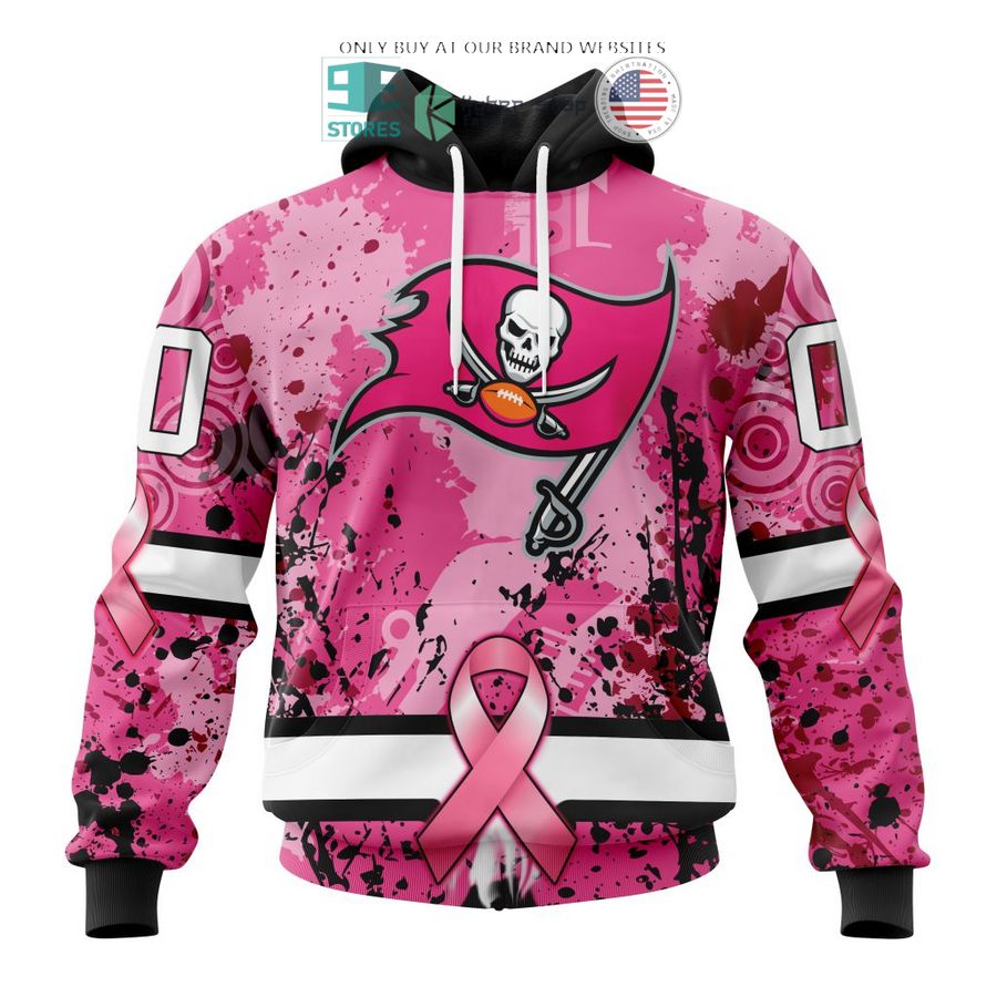 personalized tampa bay buccaneers breast cancer awareness 3d shirt hoodie 1 46603