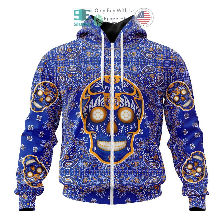 personalized tigres uanl sugar skull dia de muertos 3d shirt hoodie 2 45962