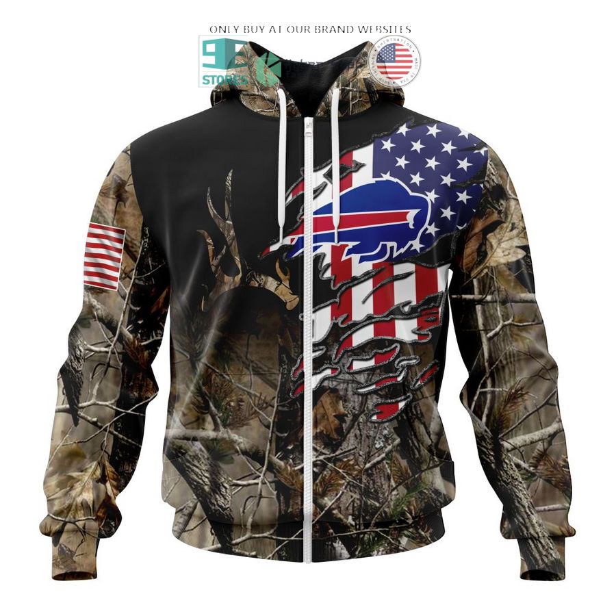 personalized us flag buffalo bills special camo hunting 3d shirt hoodie 2 72726