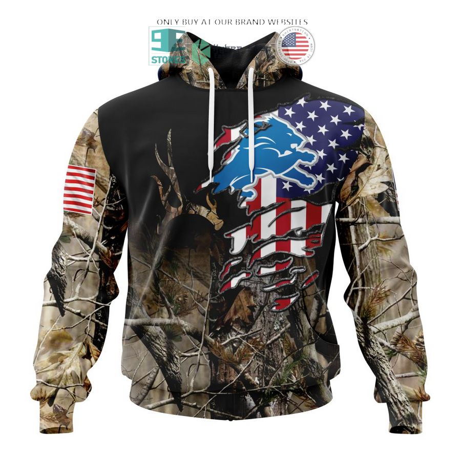 personalized us flag detroit lions special camo hunting 3d shirt hoodie 1 78547