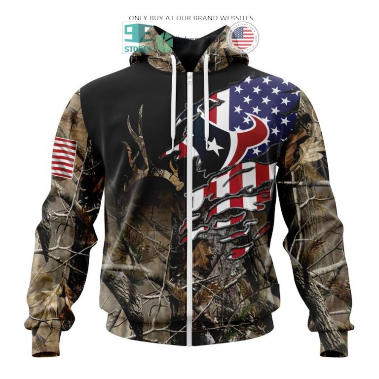 personalized us flag houston texans special camo hunting 3d shirt hoodie 2 42459