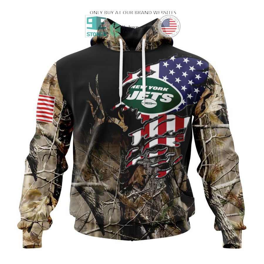 personalized us flag new york jets special camo hunting 3d shirt hoodie 1 79566