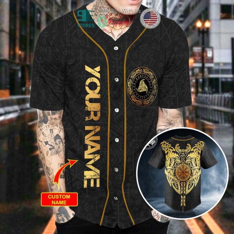 personalized viking blood eagle tattoo custom baseball jersey 2 5000