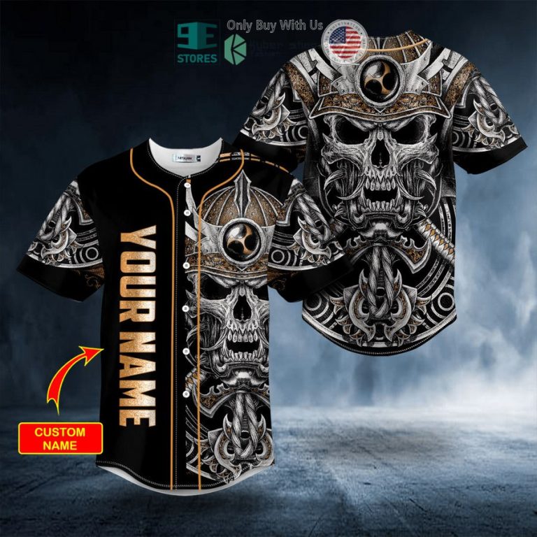 personalized viking skull custom baseball jersey 1 59188