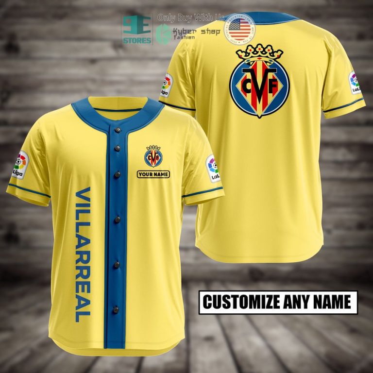 personalized villarreal custom baseball jersey 1 96545