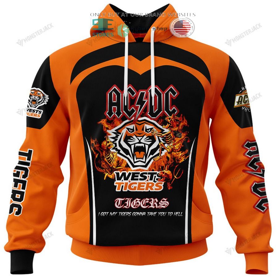 personalized wests tigers ac dc 3d shirt hoodie 1 87739
