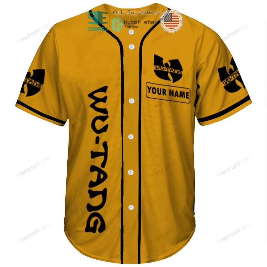 personalized wu tang logo custom baseball jersey 2 92591